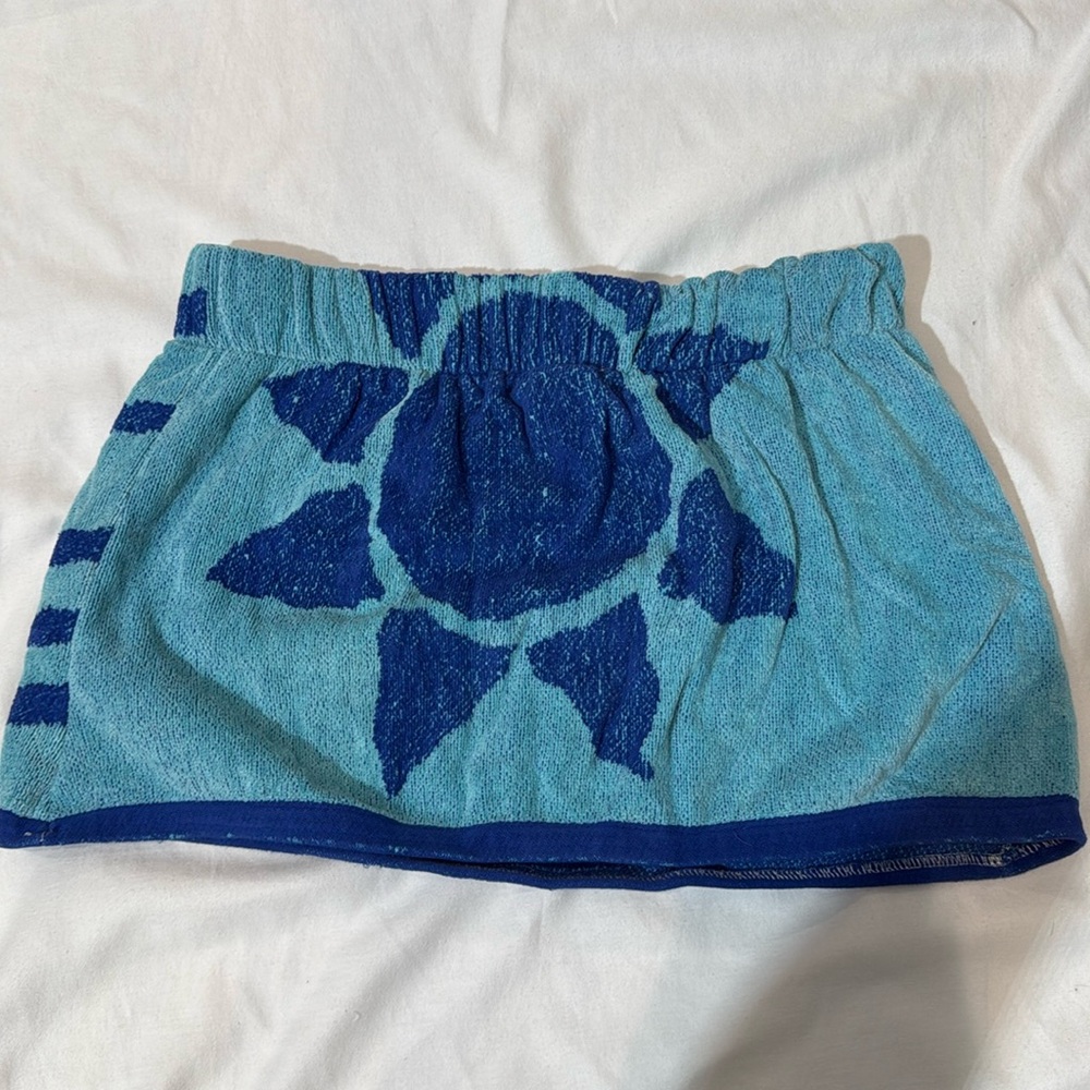 Urban Renewal Blue Mini Towel Skirt | S/M